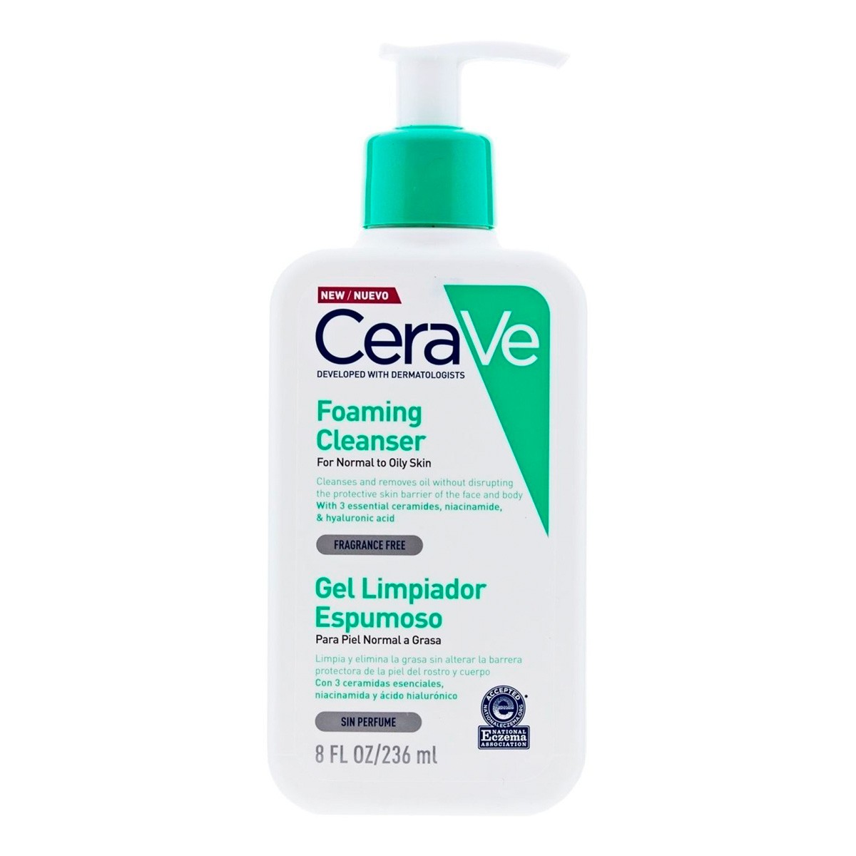 Cerave gel limpiador espumoso 236ml